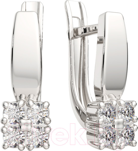Изображение товара Серьги из серебра ZORKA 03101124 (с фианитами)