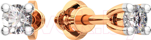 Изображение товара Серьги из розового золота ZORKA 310439-9K (с фианитами)