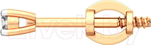 Изображение товара Серьги из розового золота ZORKA 310439-9K (с фианитами)