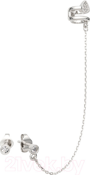 Изображение товара Серьги из серебра ZORKA 0310947 (с фианитами)