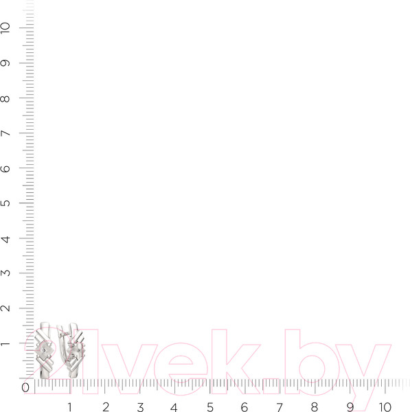 Изображение товара Серьги из серебра ZORKA 03D0048 (с бриллиантами)