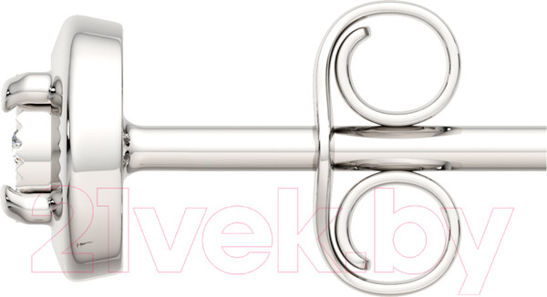 Изображение товара Серьги из серебра ZORKA 03D0071.ZZ (с бриллиантами)