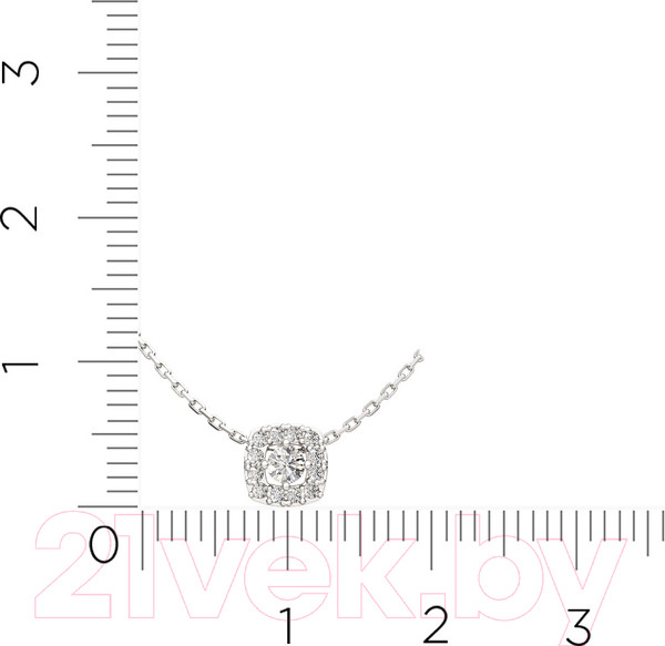 Изображение товара Колье из серебра ZORKA 0550024 (45см, с фианитами)