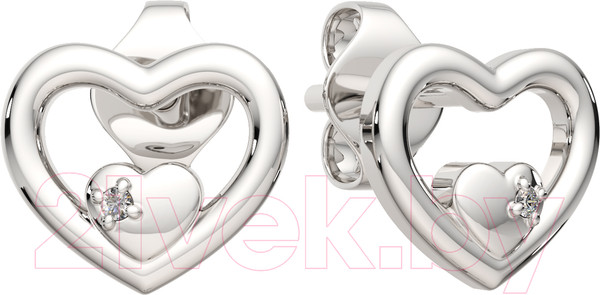 Изображение товара Серьги из серебра ZORKA 03D0086.ZZ (с бриллиантами)