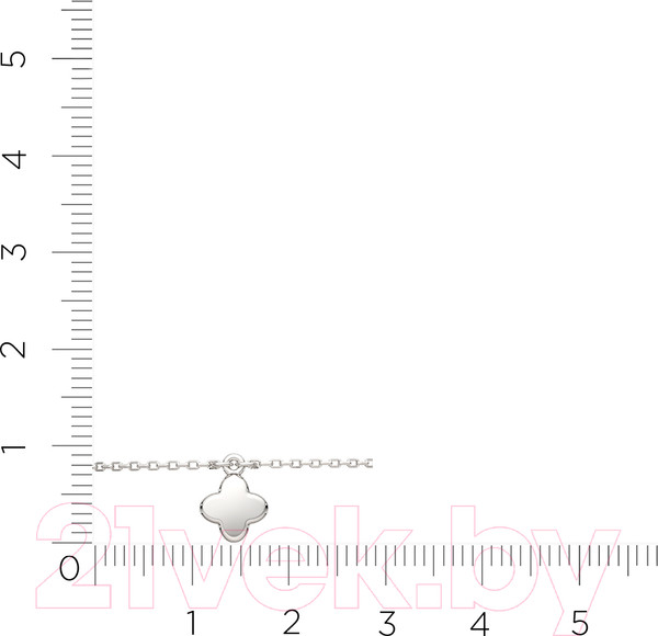 Изображение товара Браслет из серебра ZORKA 0650061 (18см)