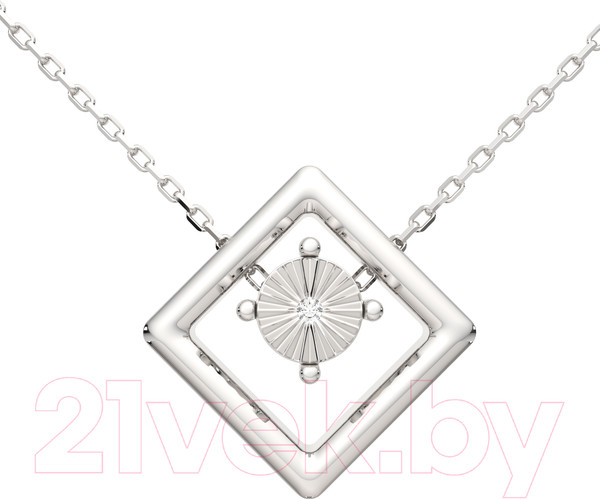 Изображение товара Колье из серебра ZORKA 05D0002 (45см, с бриллиантом)