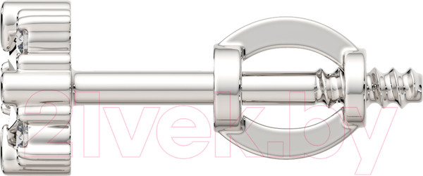 Изображение товара Серьги из белого золота ZORKA 3D00308.14K.W (с бриллиантами)