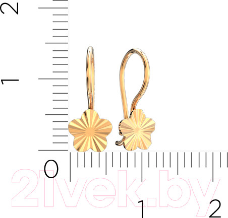 Изображение товара Серьги из розового золота ZORKA 3900124.14K.R.ZZ