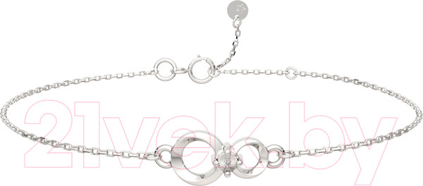 Изображение товара Браслет из серебра ZORKA 06D0008.ZZ (18см, с бриллиантом)