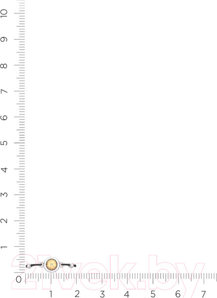 Изображение товара Браслет из серебра ZORKA 06D0003.G14K.01 (18см, с бриллиантом)