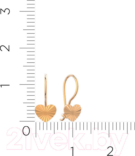 Изображение товара Серьги из розового золота ZORKA 3900106.14K.R.ZZ