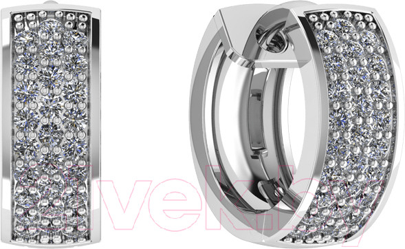 Изображение товара Серьги из серебра ZORKA 0310070 (с фианитами)