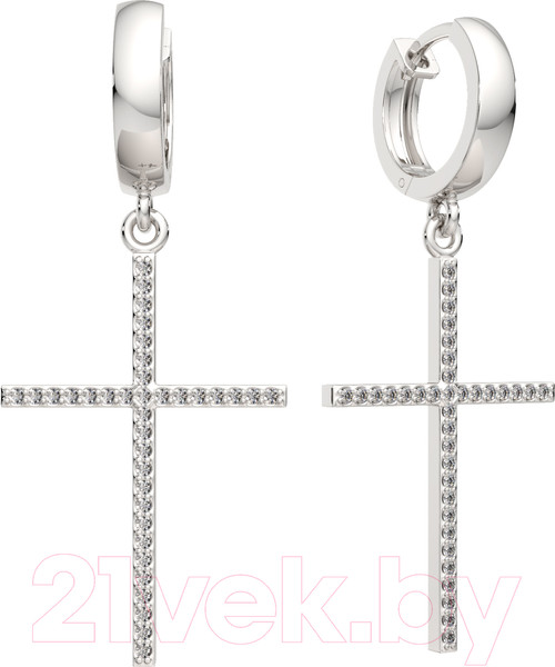 Изображение товара Серьги из серебра ZORKA 0310755 (с фианитами)