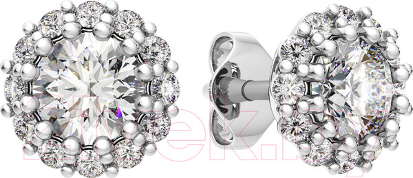 Изображение товара Серьги из серебра ZORKA 0310544 (с фианитами)