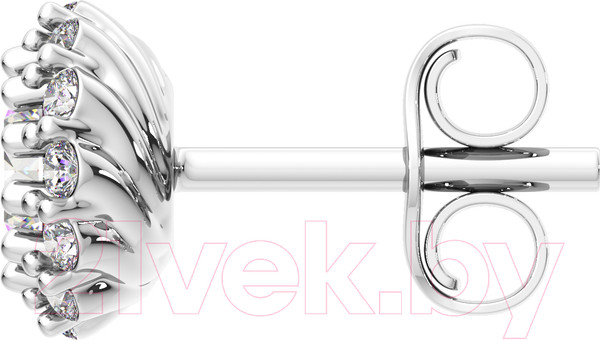 Изображение товара Серьги из серебра ZORKA 0310544 (с фианитами)