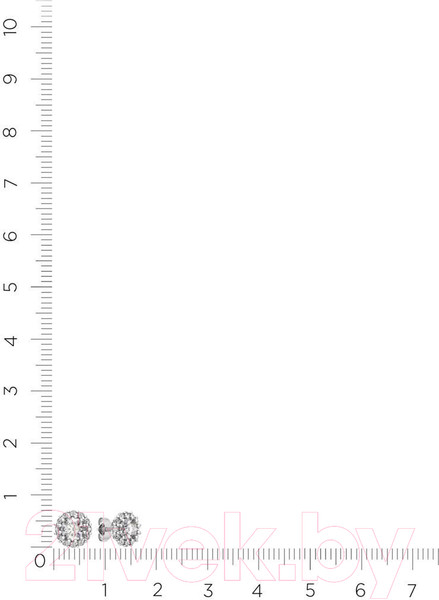 Изображение товара Серьги из серебра ZORKA 0310544 (с фианитами)