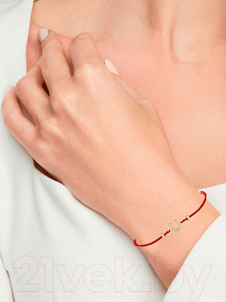 Изображение товара Браслет из розового золота ZORKA 670006.14K.R.02 (18см, с фианитами)