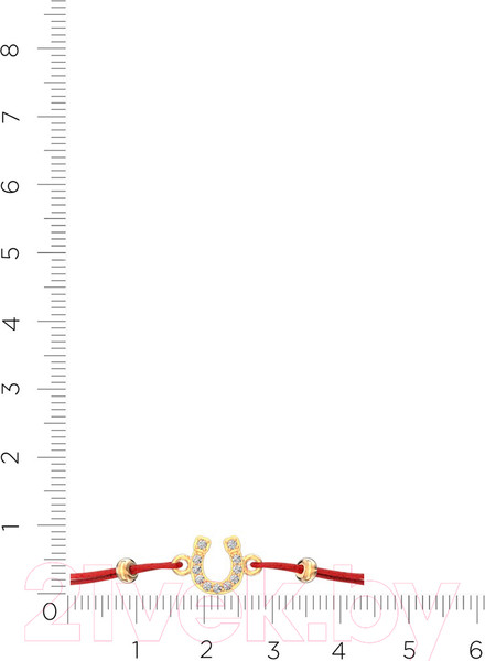 Изображение товара Браслет из розового золота ZORKA 670006.14K.R.02 (18см, с фианитами)