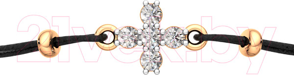 Изображение товара Браслет из розового золота ZORKA 670028.14K.R.ZZ.01 (18см, с фианитами)