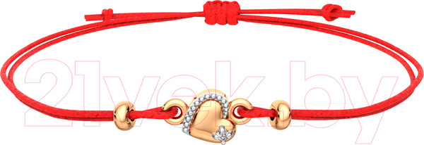 Изображение товара Браслет из розового золота ZORKA 670035.14K.R.02 (18см, с фианитом)