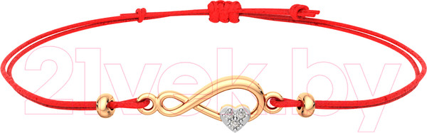 Изображение товара Браслет из розового золота ZORKA 670043.14K.R.02 (18см, с фианитами)