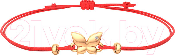 Изображение товара Браслет из розового золота ZORKA 6D0022.14K.R.02 (18см, с бриллиантом)