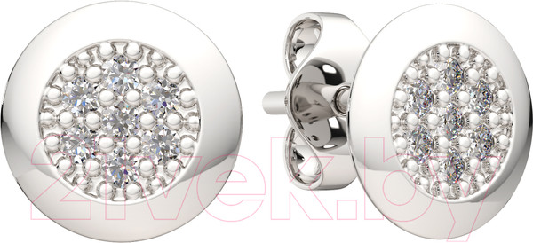 Изображение товара Серьги из серебра ZORKA 0310526 (с фианитами)