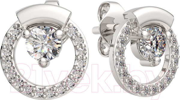 Изображение товара Серьги из серебра ZORKA 0310632 (с фианитами)