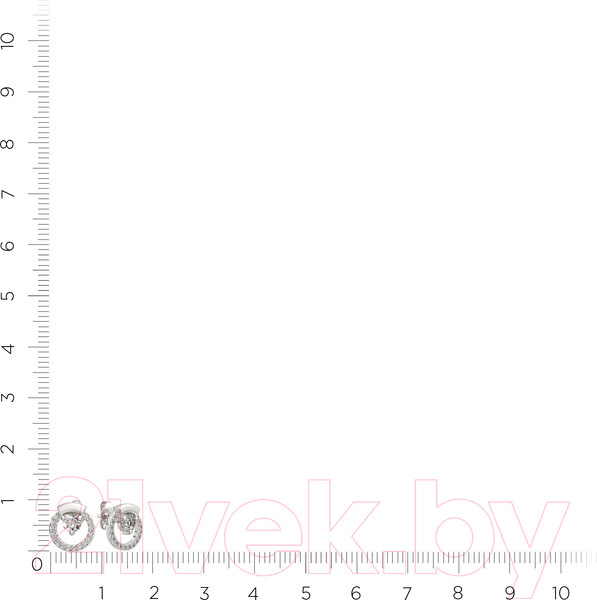 Изображение товара Серьги из серебра ZORKA 0310632 (с фианитами)