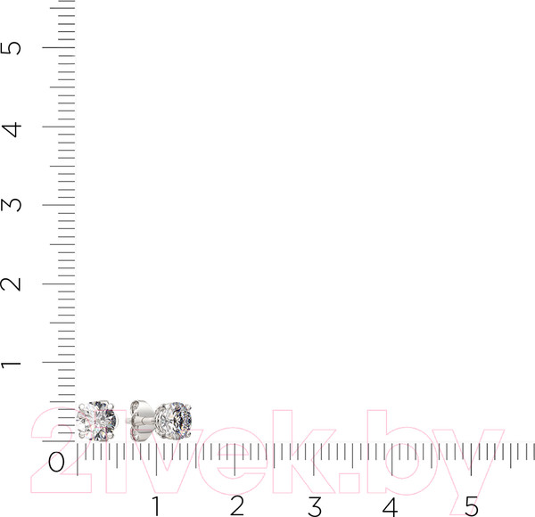 Изображение товара Серьги из серебра ZORKA 0310601 (с фианитами)