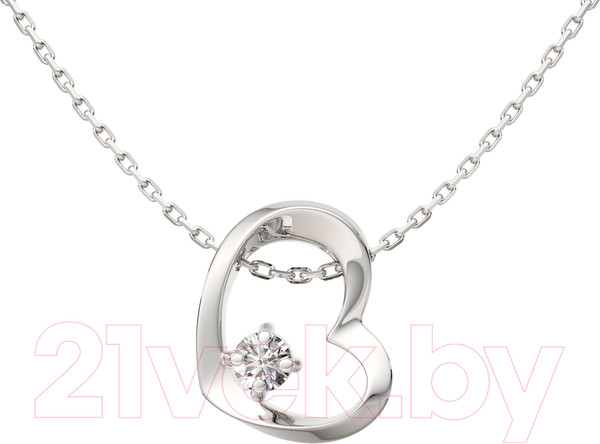 Изображение товара Колье из серебра ZORKA 0550064 (45см, с фианитами)