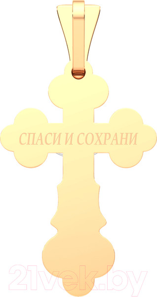 Изображение товара Крестик из комбинированного золота ZORKA 410011.1.14K.B.REL