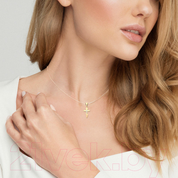 Изображение товара Крестик из комбинированного золота ZORKA 410044.14K.B.REL