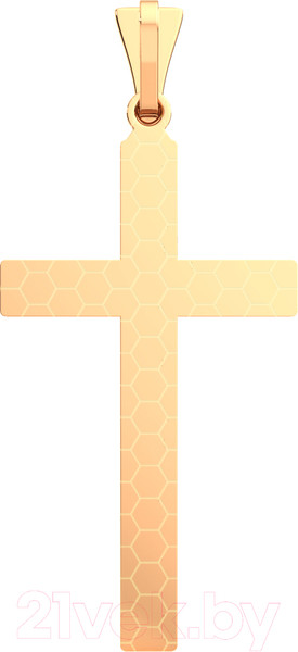 Изображение товара Крестик из комбинированного золота ZORKA 411005.14K.B.REL