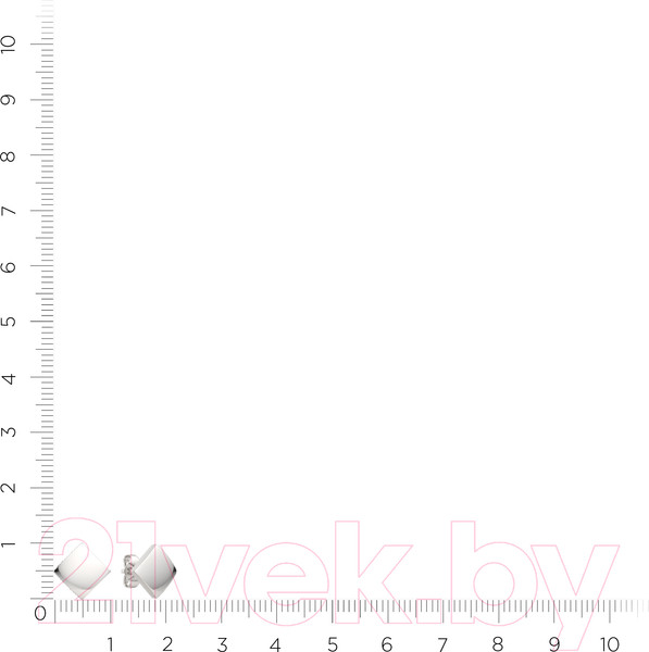 Изображение товара Серьги из серебра ZORKA 0300117