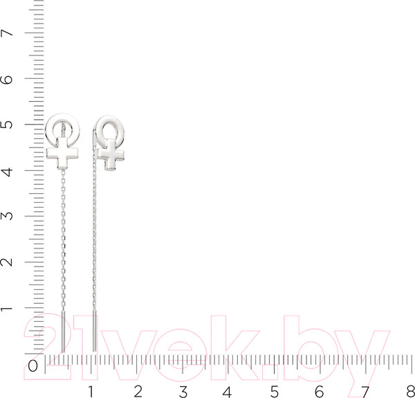 Изображение товара Серьги из серебра ZORKA 0300261