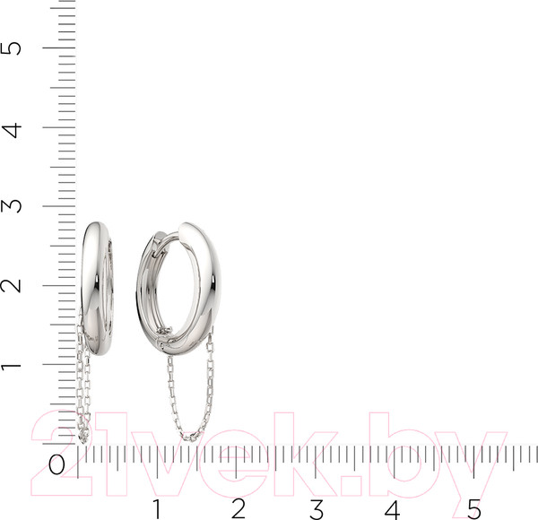 Изображение товара Серьги из серебра ZORKA 0300181