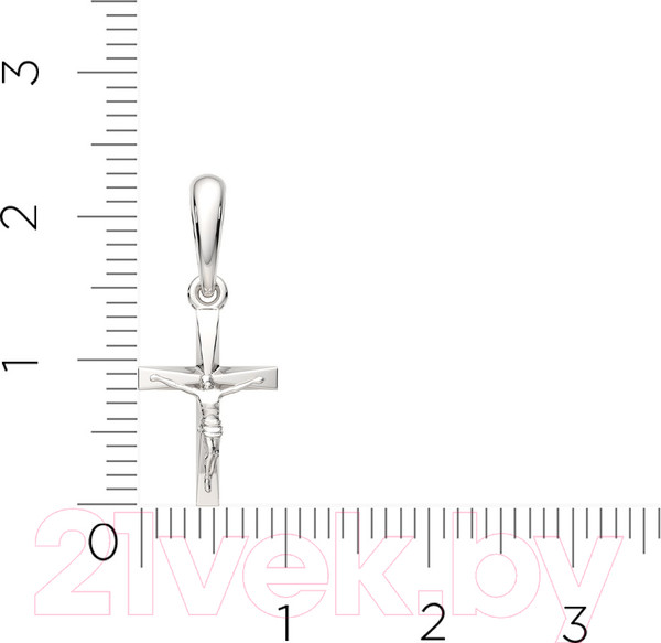 Изображение товара Крестик из серебра ZORKA 0430289.REL