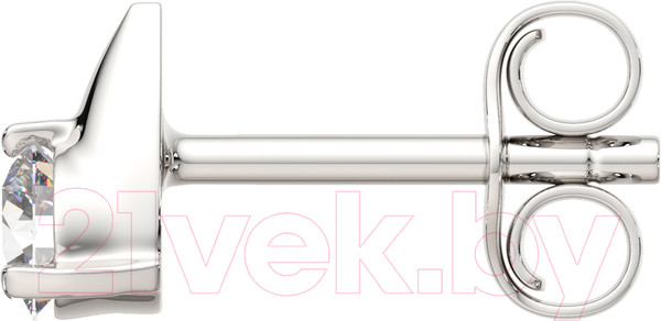 Изображение товара Моносерьга из серебра ZORKA 0310227.DF (с фианитом)