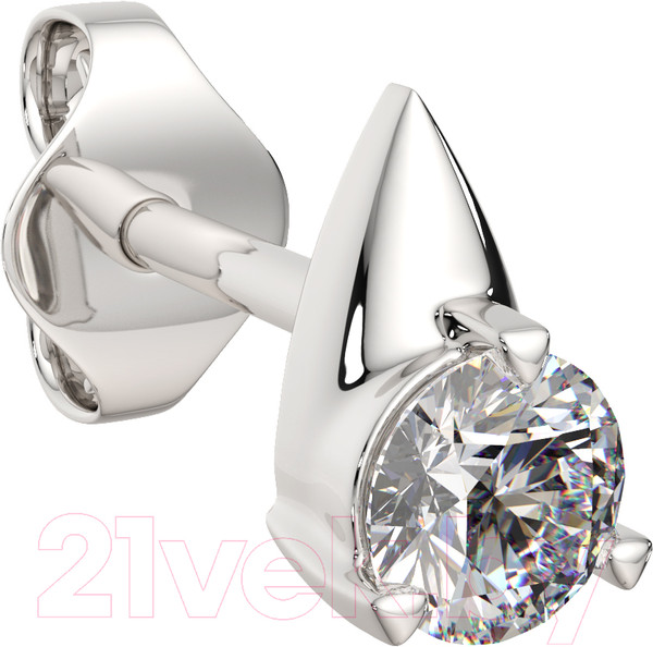 Изображение товара Моносерьга из серебра ZORKA 0310227.DF (с фианитом)