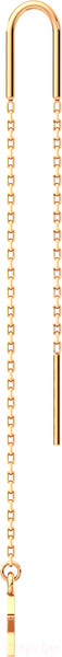 Изображение товара Моносерьга из розового золота ZORKA 300246.14K.R