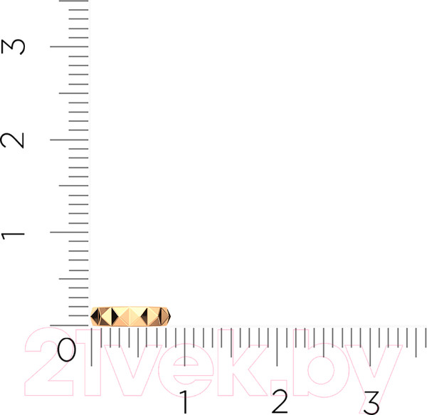 Изображение товара Моносерьга из розового золота ZORKA 300296.14K.R