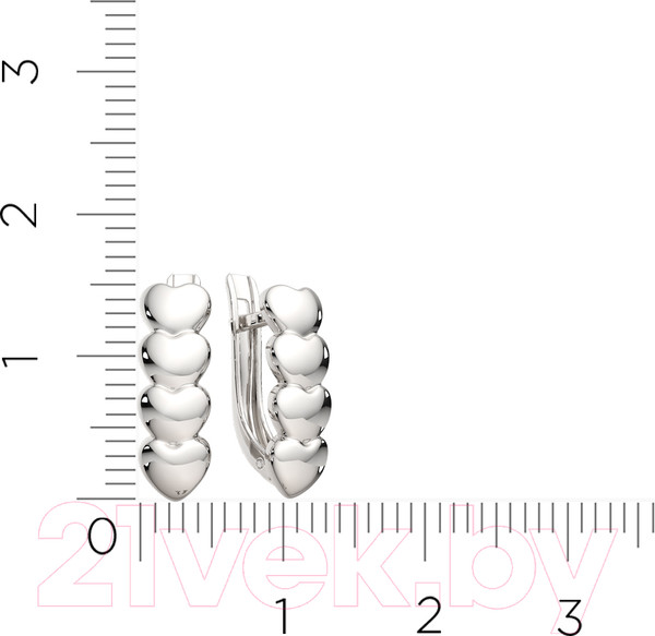 Изображение товара Серьги из серебра ZORKA 0300407