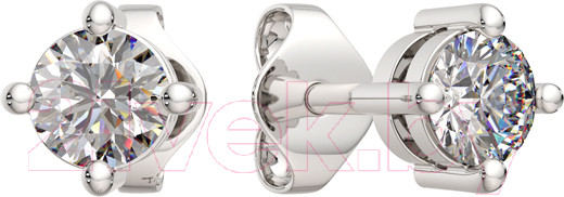 Изображение товара Серьги из серебра ZORKA 0310022/3 (с фианитами)