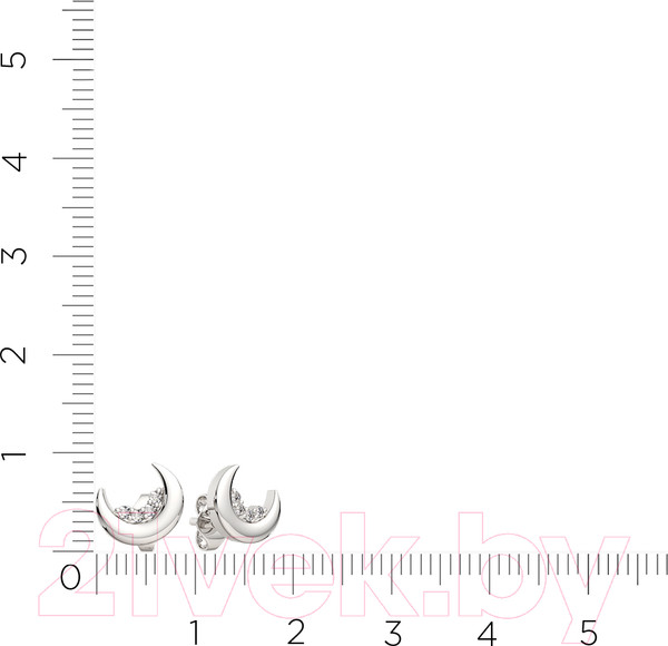 Изображение товара Серьги из серебра ZORKA 03101103.ZZ (с фианитами)