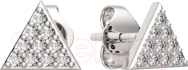 Изображение товара Серьги из серебра ZORKA 0310129-F (с фианитами)