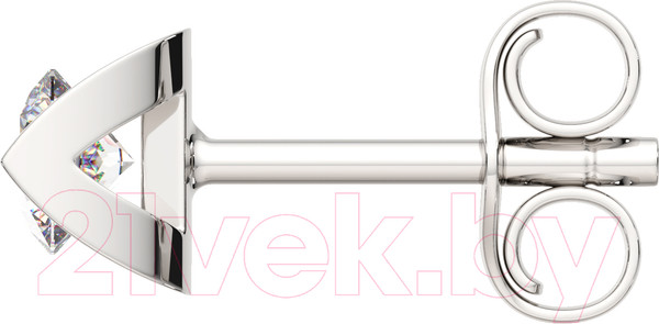 Изображение товара Серьги из серебра ZORKA 0310144 (с фианитами)