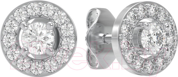Изображение товара Серьги из серебра ZORKA 0310201 (с фианитами)
