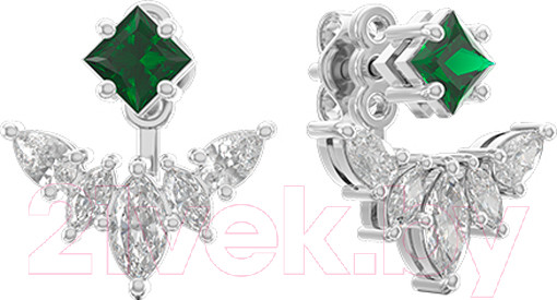 Серьги из серебра ZORKA 0310369 (с фианитами)