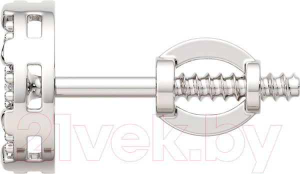 Изображение товара Серьги из серебра ZORKA 0310460 (с фианитами)